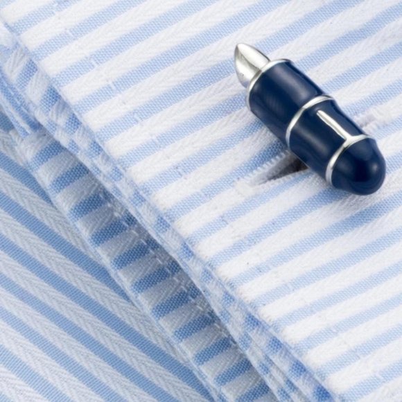 Stainless Steel Fountain Pen Cuff Links - Picture 3 of 5